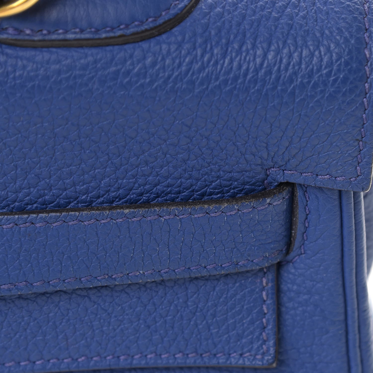 Hermes Togo Kelly Retourne 35 Bleu Electrique 37 of 38