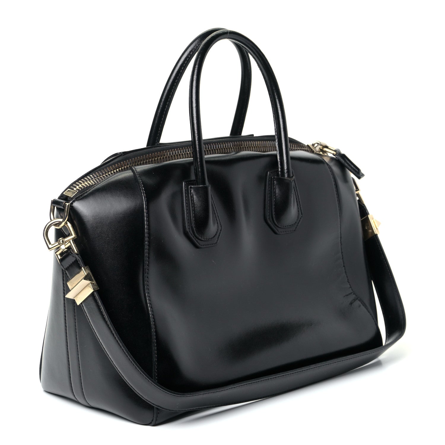 Givenchy Shiny Lord Calfskin Medium Antigona Black 2 of 5