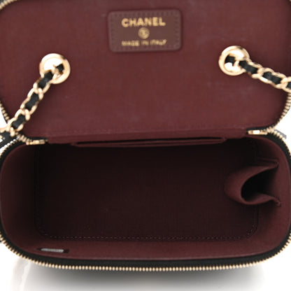 Chanel Caviar Quilted Small Vanity Case With Chain Black 5 of 11