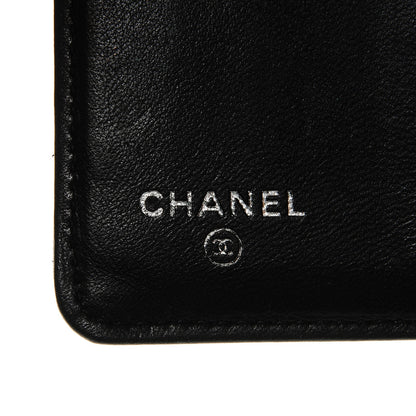 Chanel Embossed Lambskin Travel Bi-Fold Wallet Black 6 of 8