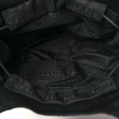 Chanel Calfskin Square Stitched Tassel Bag Black 5 of 9