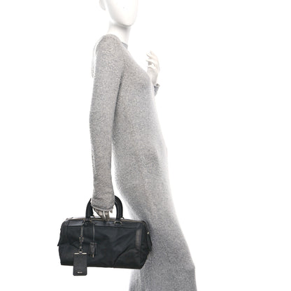Prada Nylon Saffiano Top Handle Bag Black 2 of 9