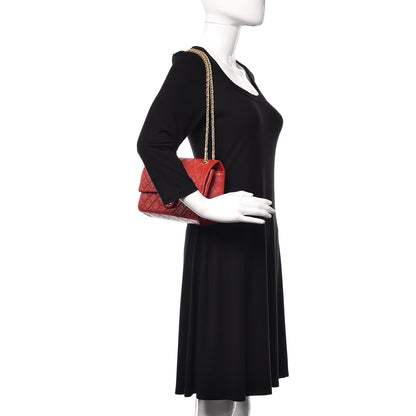 Chanel Aged Calfskin Quilted 2.55 Reissue 225 Flap Red 2 of 9