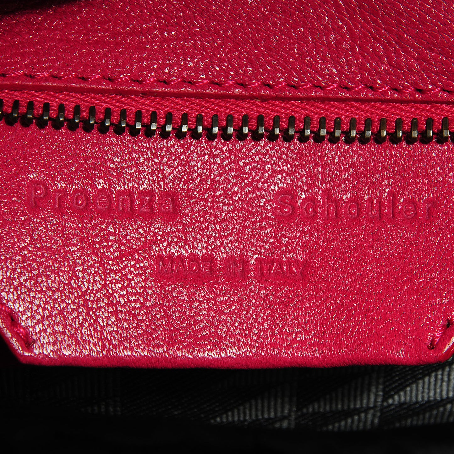 Leather PS1 Mini Pouch Messenger Bag Raspberry