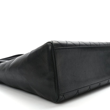 Chanel Lambskin Quilted CC Flap Shoulder Bag So Black 8 of 12