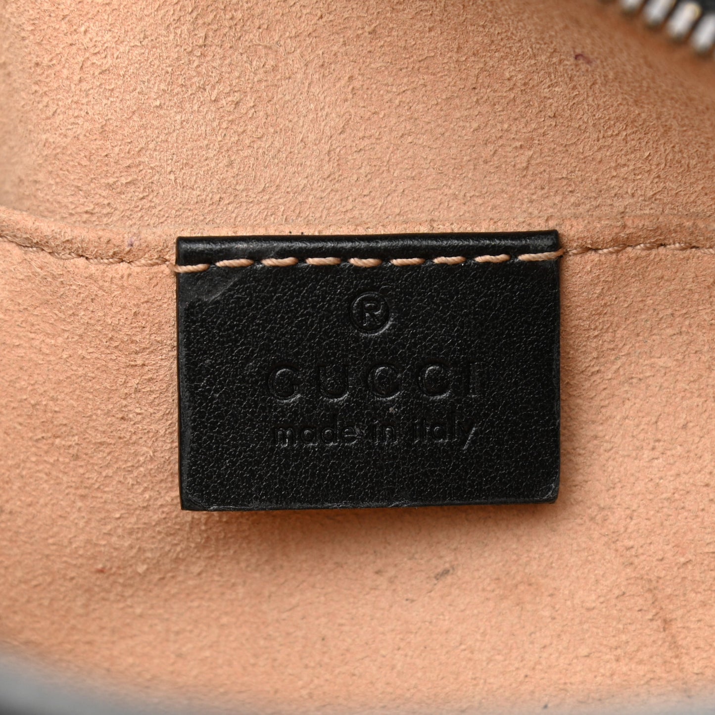 Calfskin Matelasse Small GG Marmont Chain Shoulder Bag Black