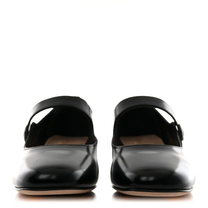 Christian Dior Brushed Calfskin Uniform 30mm Pumps 36 Black 2 of 10