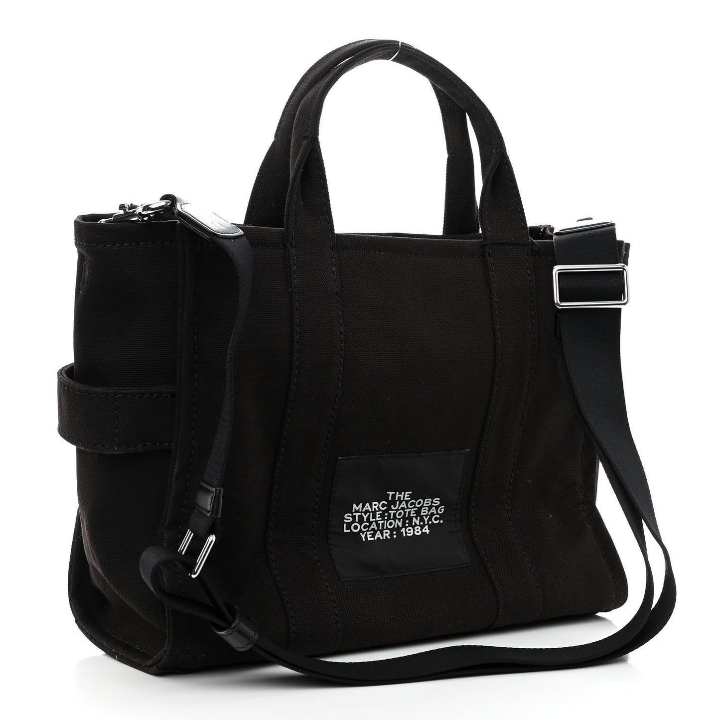 Cotton Canvas Medium The Tote Bag Black