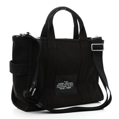 Marc Jacobs Cotton Canvas Medium The Tote Bag Black 3 of 9
