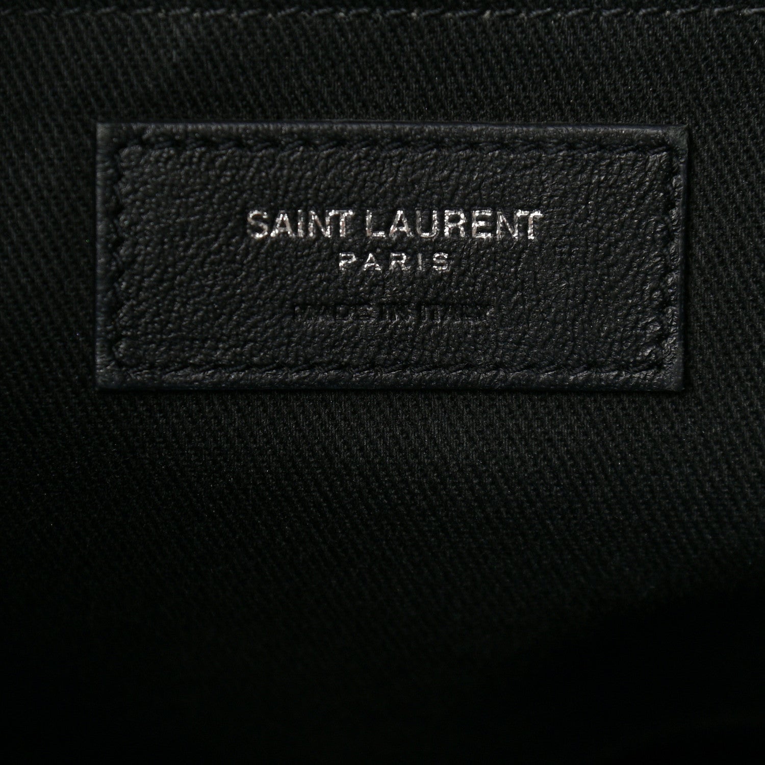 Saint Laurent Grained Calfskin Sac De Jour Souple North South Tote Black 6 of 12