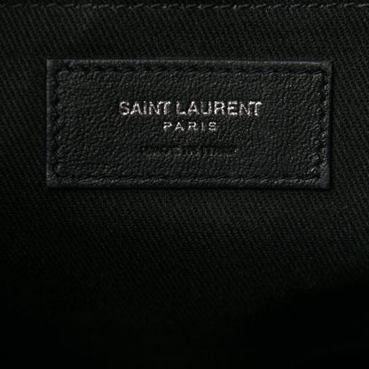 Saint Laurent Grained Calfskin Sac De Jour Souple North South Tote Black 6 of 12