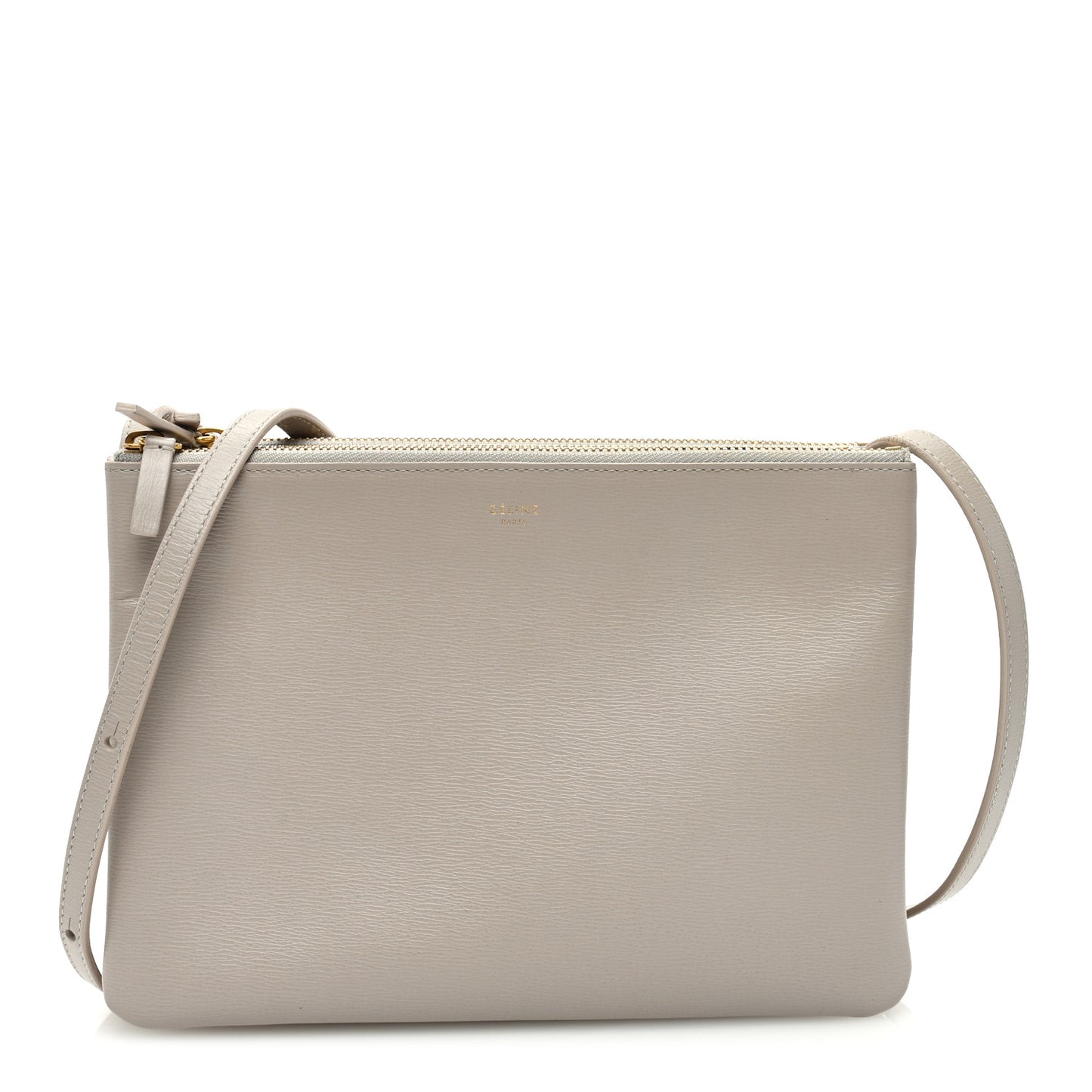 Liege Calfskin Large Trio Crossbody Bag Powder