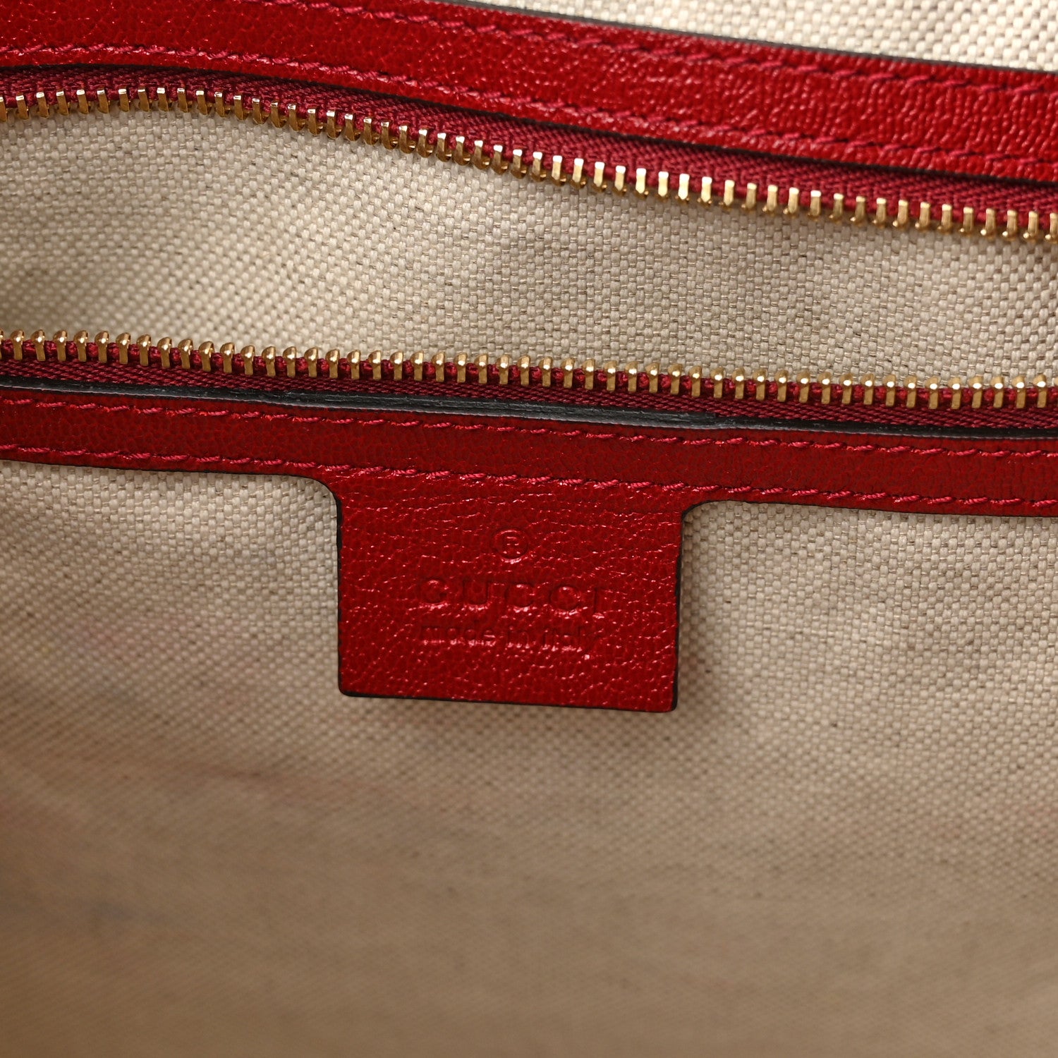 Gucci Monogram New Sakai Calfskin Lux Large Horsebit 1955 Tote Bag Beige Ebony New Cherry Red 6 of 11