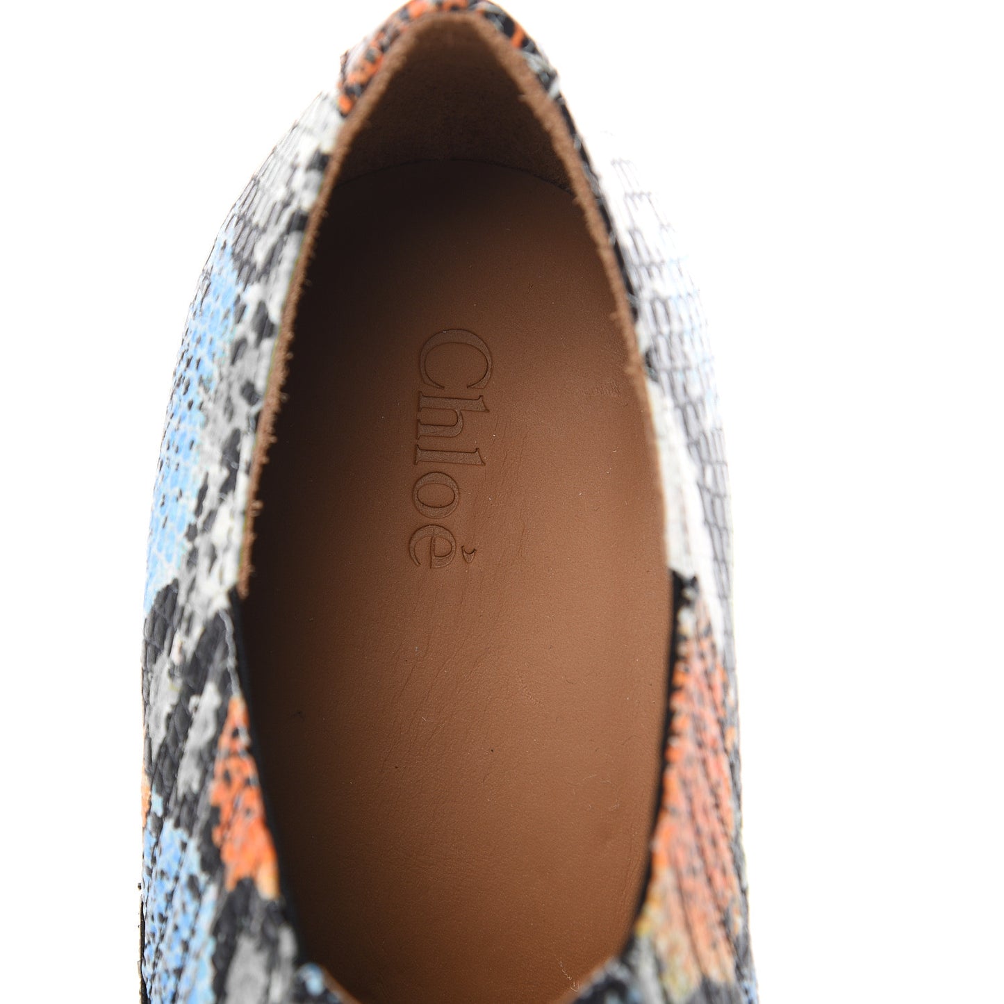Calfskin Snakeskin Embossed Rylee Low Boot 40 Green Multicolor