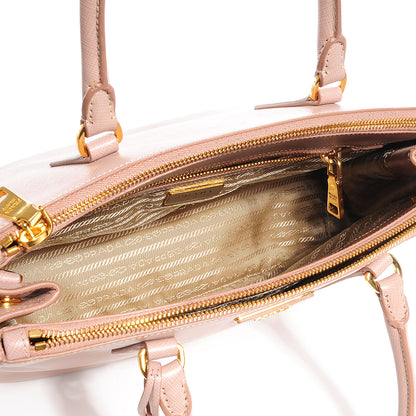 Prada Saffiano Lux Small Double Zip Tote Cammeo 6 of 11