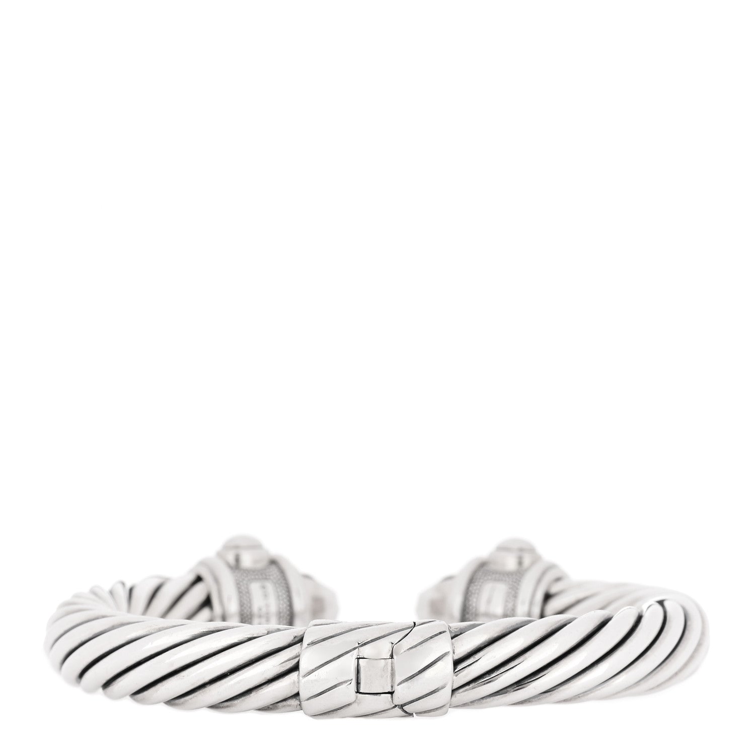David Yurman Sterling Silver 10mm Renaissance Cable Bracelet 2 of 4
