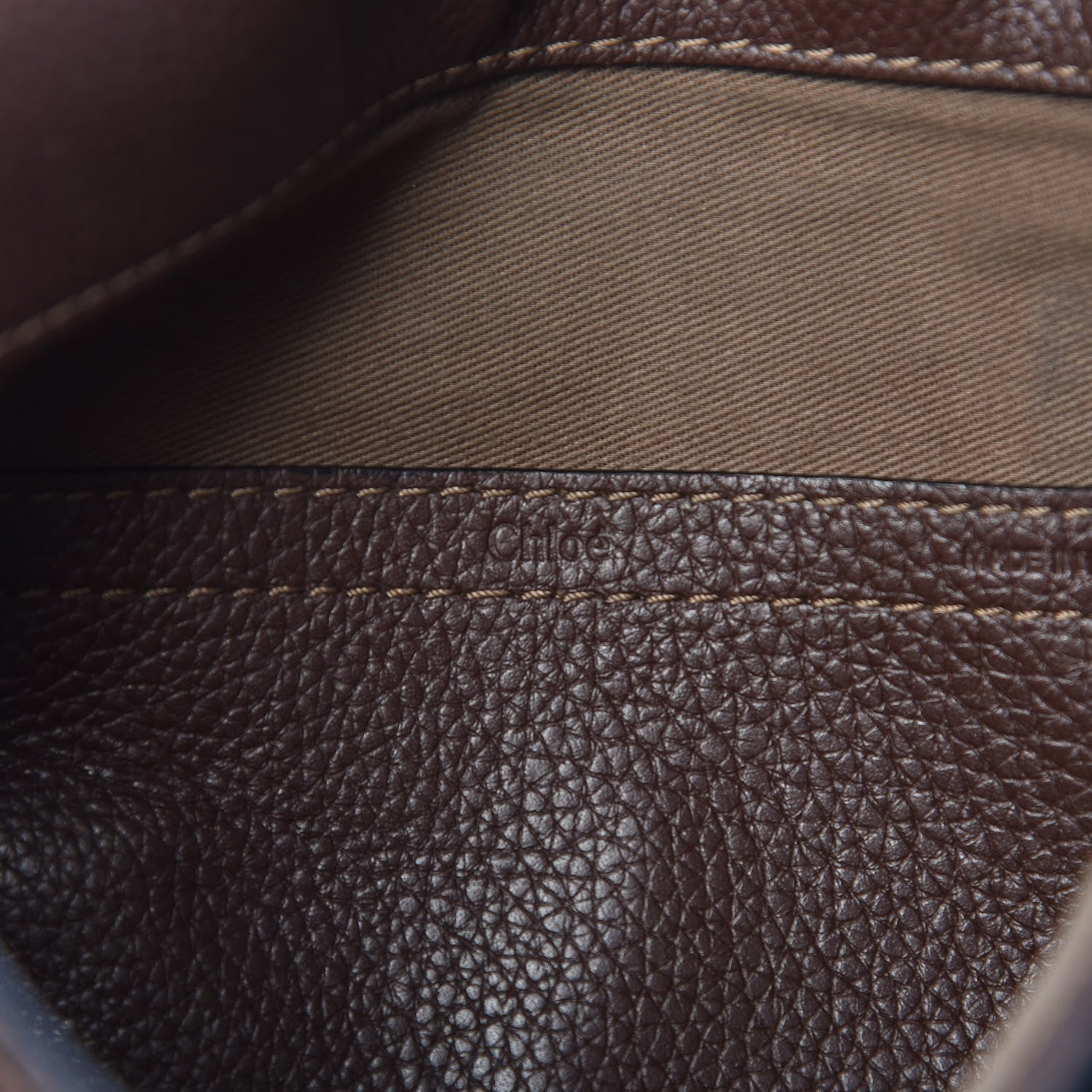 Chloe Calfskin Medium Marcie Round Crossbody Bag Coffee Shot 6 of 13