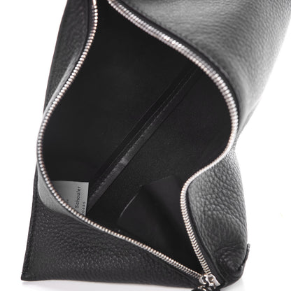 Proenza Schouler Pebble Calfskin Zip Pouch Black 5 of 8