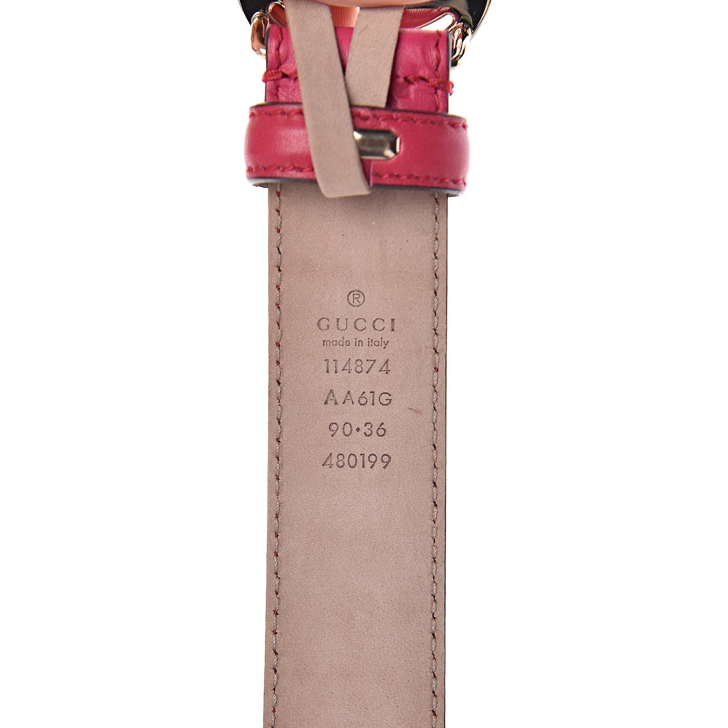 Guccissima Signature Interlocking G Belt 90 36 Blossom