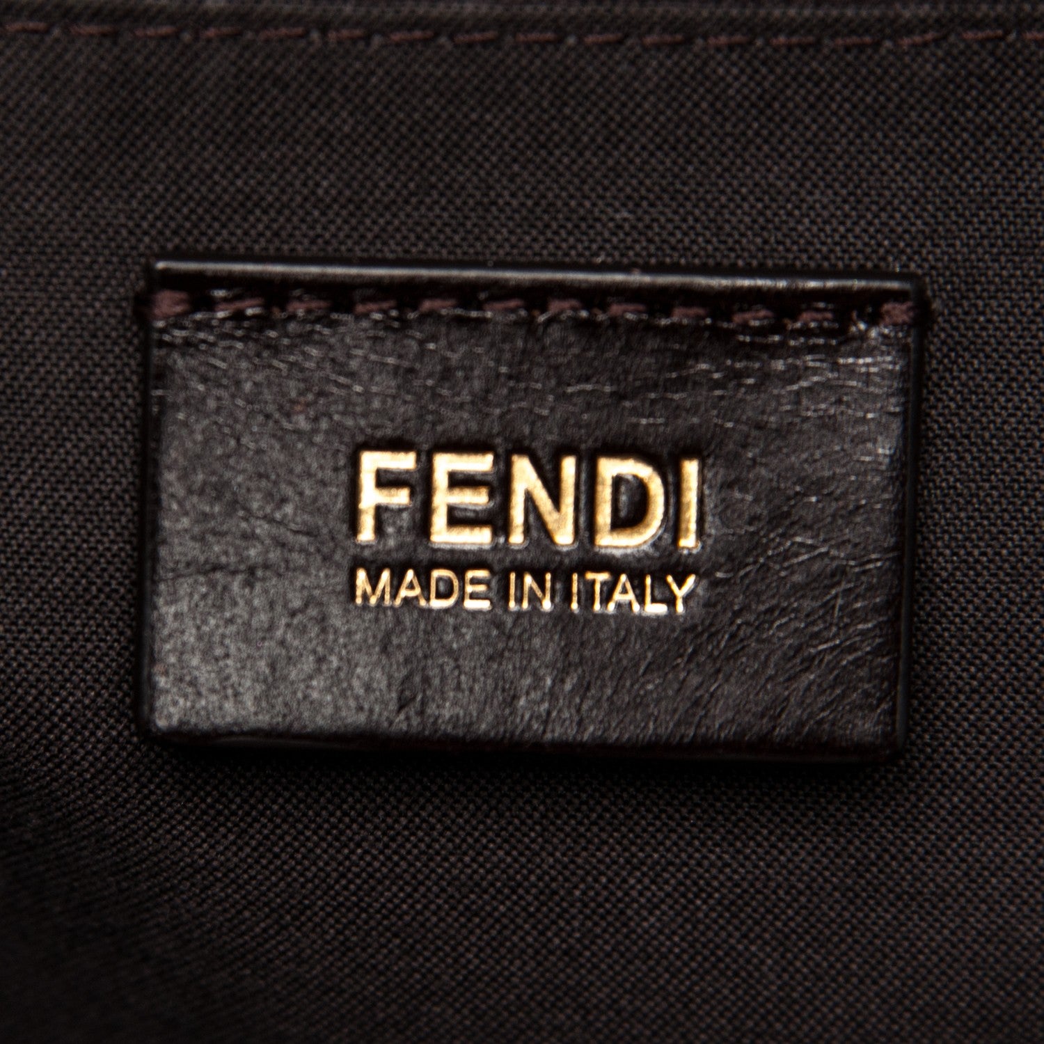 Fendi Pequin Vitello Medium Roll Tote Tobacco Petrolio 6 of 7