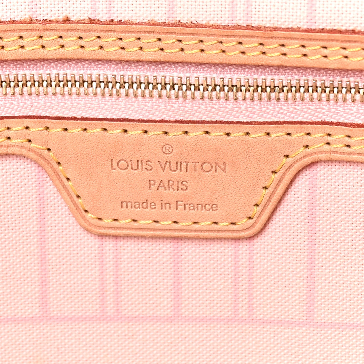 Damier Azur Neo Neverfull MM Rose Ballerine