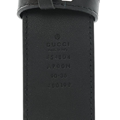 Gucci Moon Calfskin Nickel Dionysus Belt 90 36 Black 3 of 5