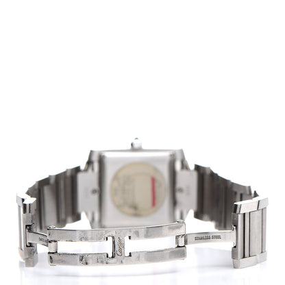 Cartier Stainless Steel 28mm Tank Francaise Automatic Watch 6 of 10