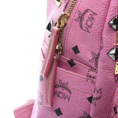MCM Visetos Studded Medium Stark M Backpack Pink 13 of 18