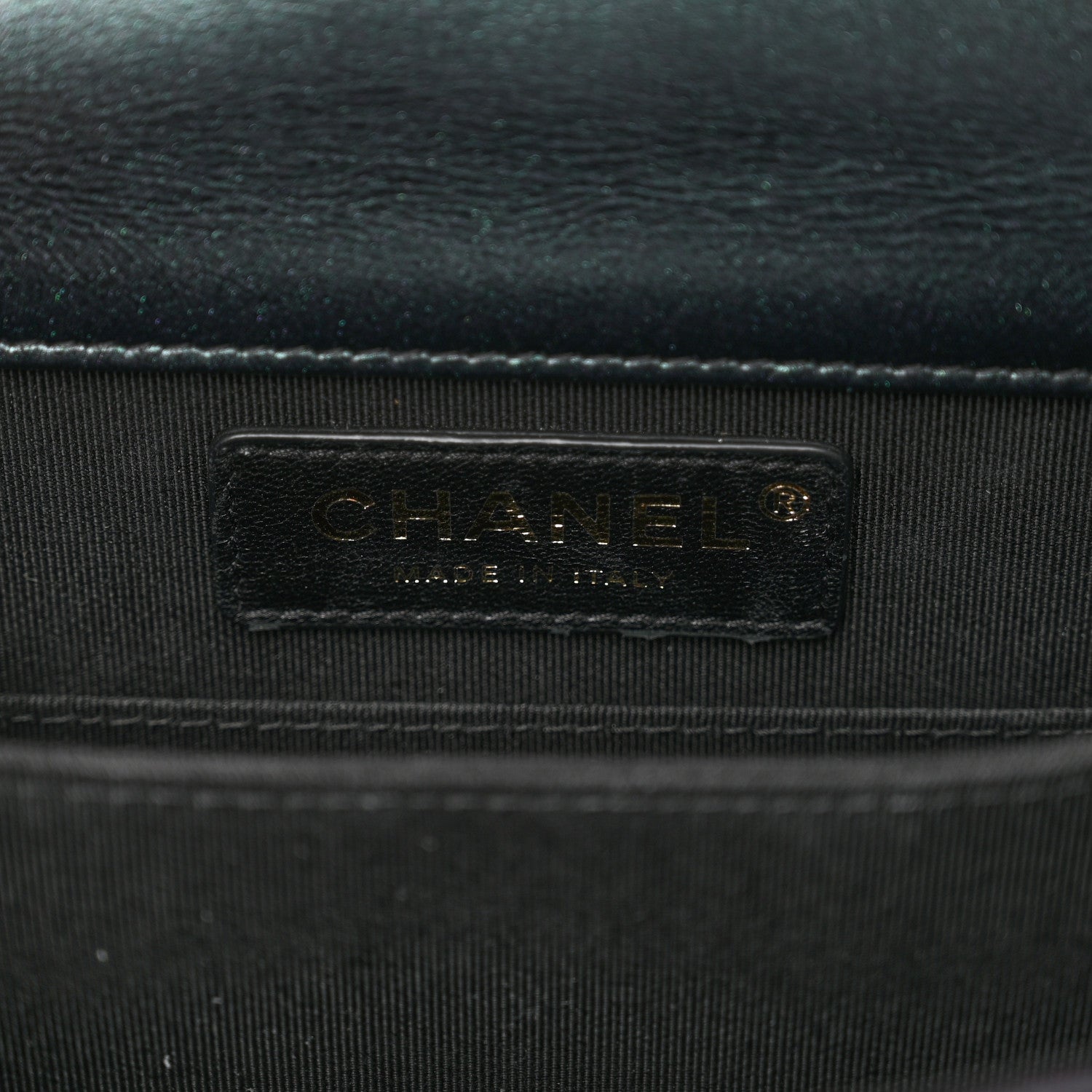 Chanel Calfskin Quilted North South Boy Flap Black 7 of 10