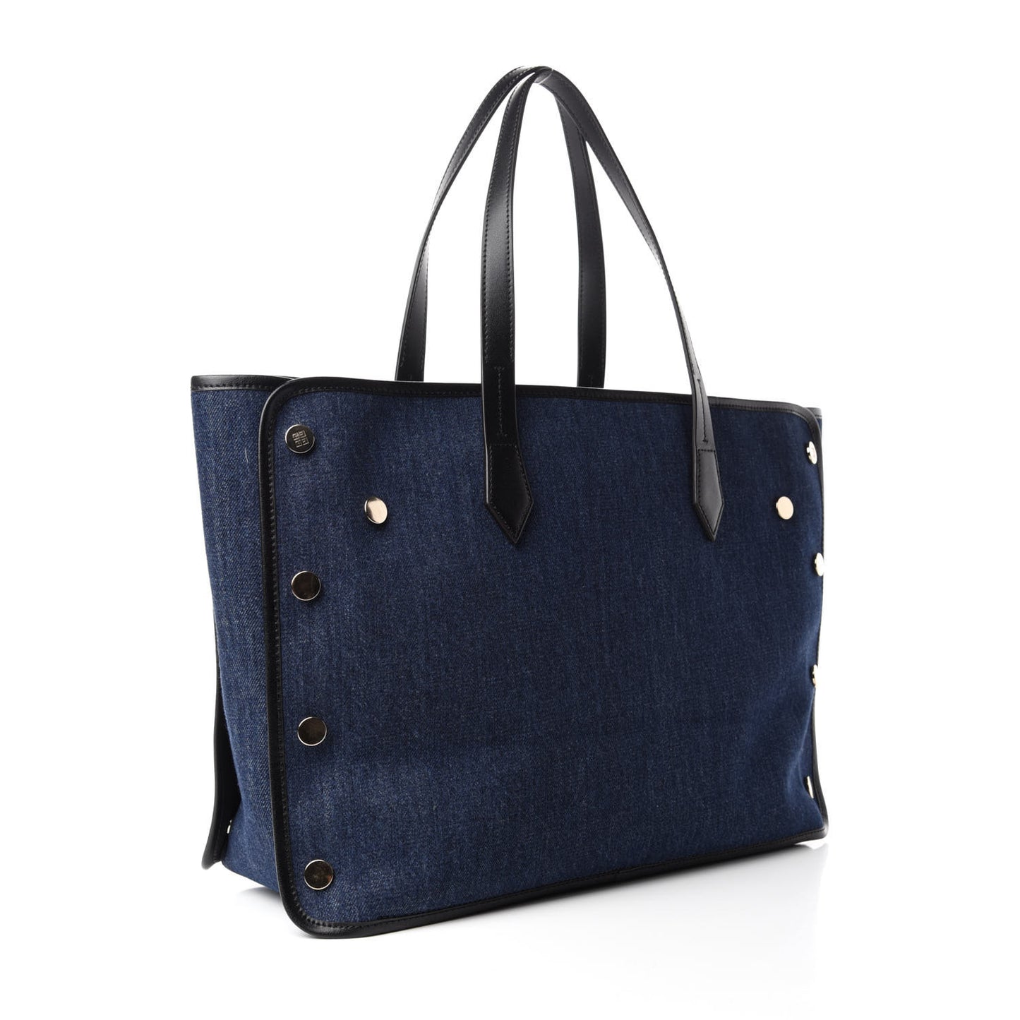 Denim Medium Logo Bond Shopper Tote Blue
