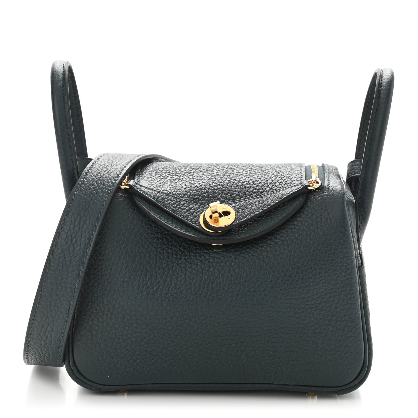 Taurillon Clemence Mini Lindy 20 Vert Cypress
