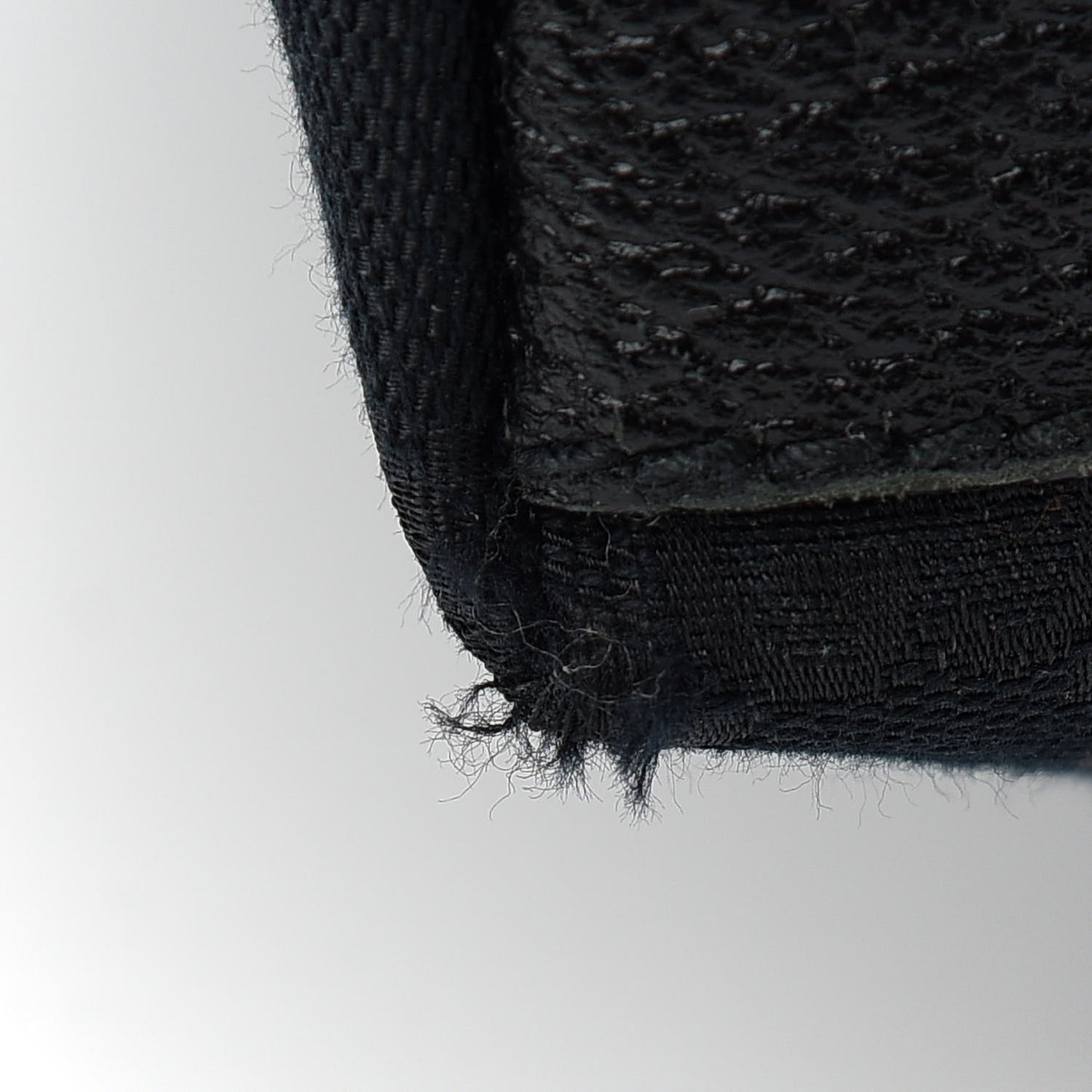 Nylon Monogram Large Web Handle Vertical Tote Black