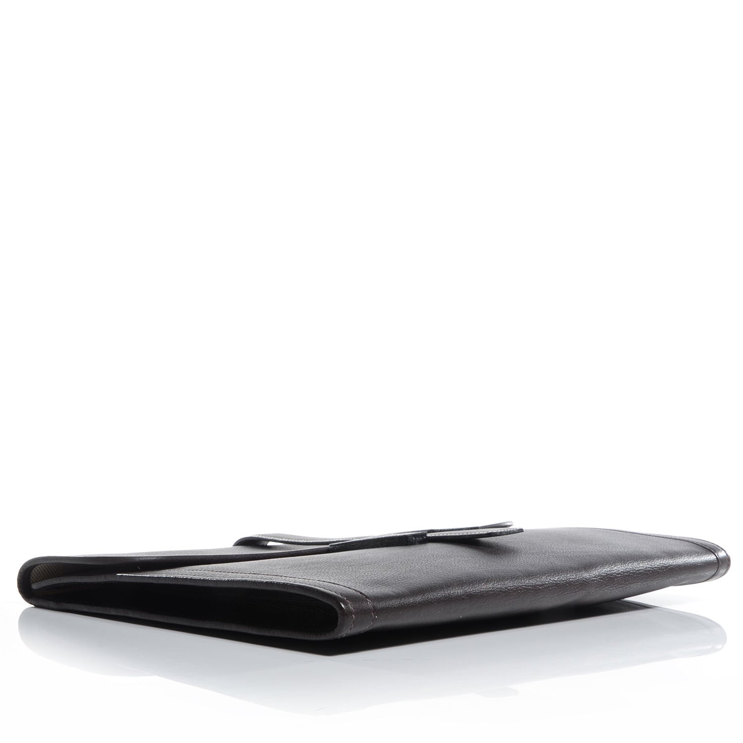 Hermes Evergrain Jige GM Clutch Black 4 of 7