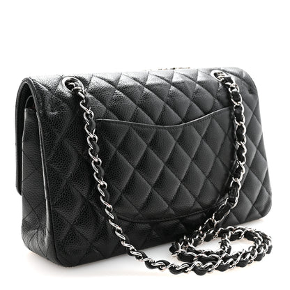 Chanel Caviar Quilted Medium Double Flap Black 3 of 10