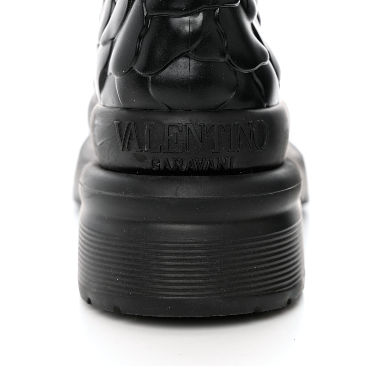 Rubber Atelier 03 Rose Edition 30/50mm Tall Rainboots 38 Black