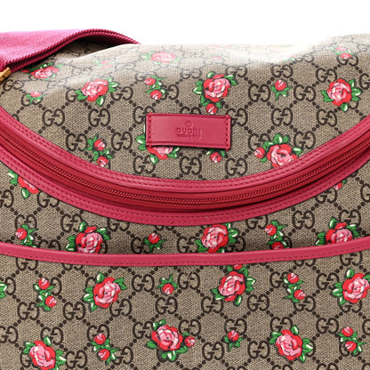 Gucci GG Supreme Monogram Rose Bud Diaper Bag Pink 8 of 22