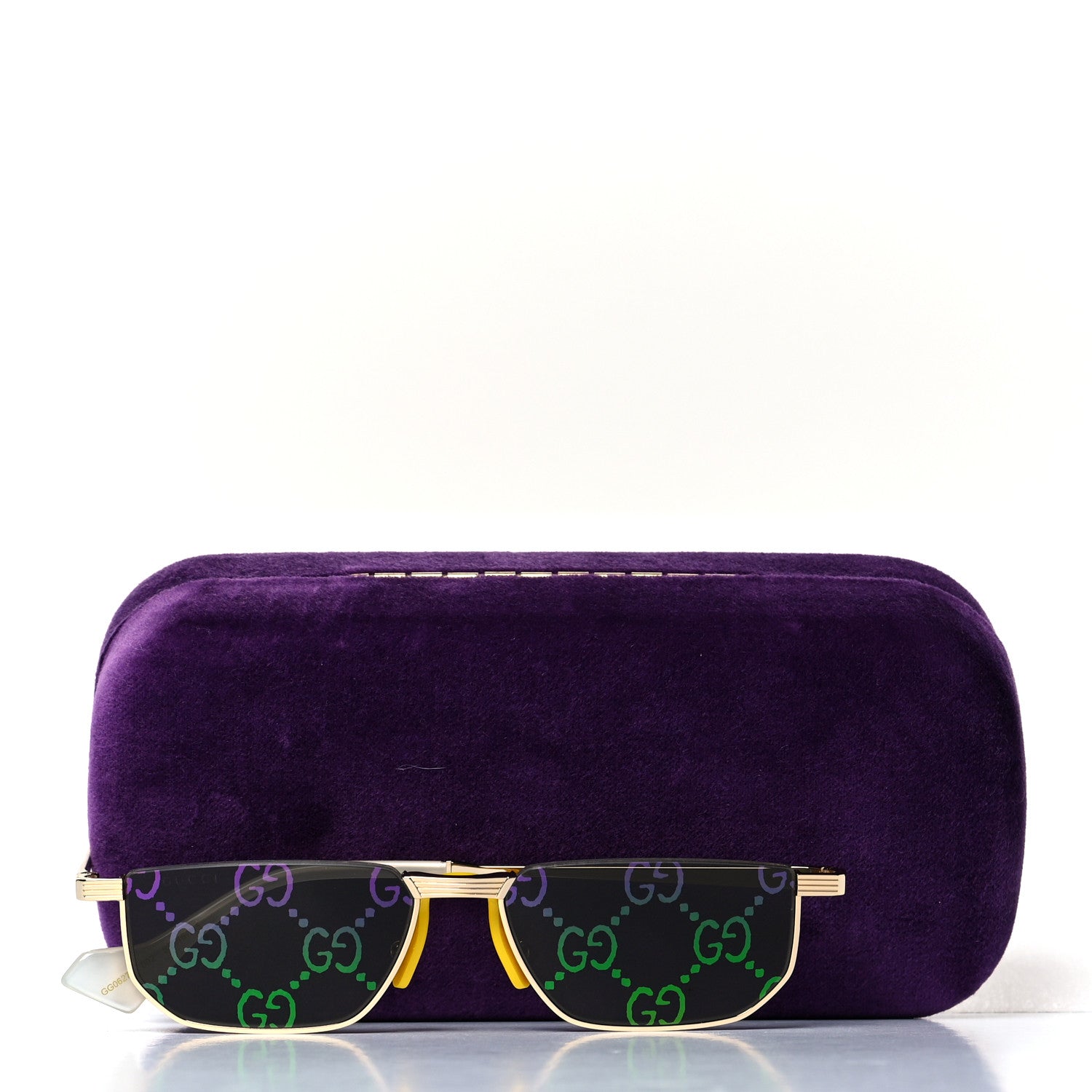 Gucci Metal Logo Sunglasses GG0627S Gold 8 of 8