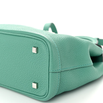 Moynat Taurillon Blush Calfskin Gabby BB Turquoise 9 of 12