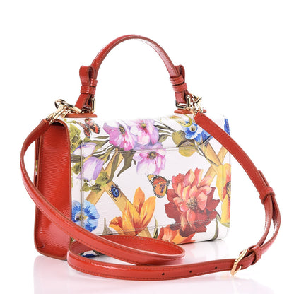 Dolce & Gabbana Calfskin Lucia Printed Top Handle Bag 4 of 11