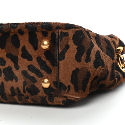 Prada Cavallino Leopard Print Shoulder Bag Cammello 10 of 11
