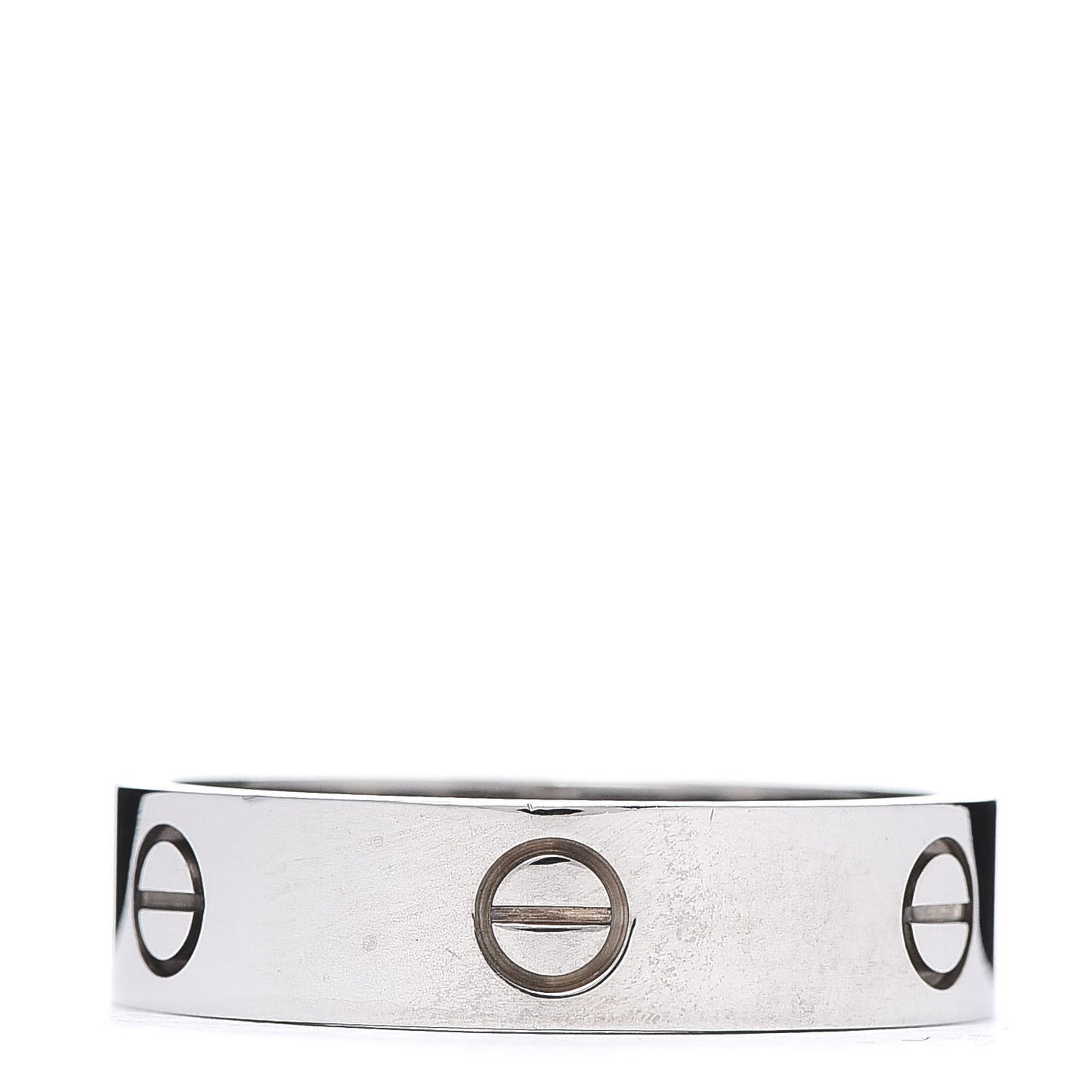 18K White Gold 6mm LOVE Ring 66 11.5