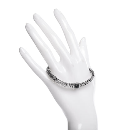 John Hardy Sterling Silver Black Sapphire 6.5mm Classic Chain Bracelet 2 of 4