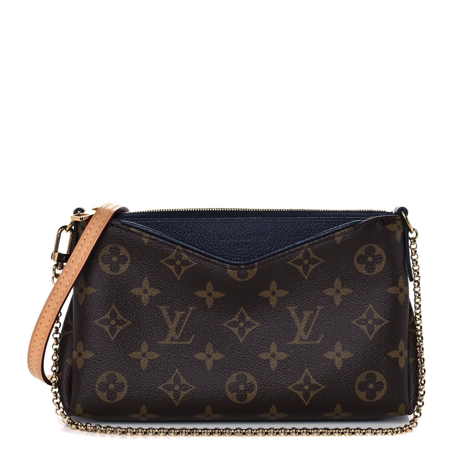 Louis Vuitton Monogram Pallas Clutch Blue Marine 1 of 11
