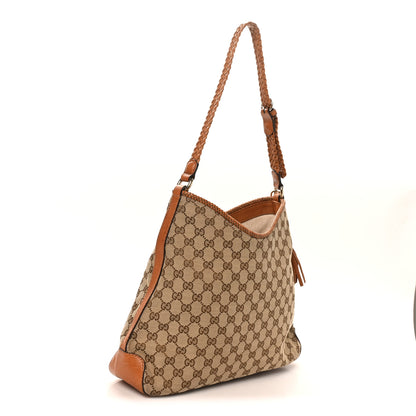 Gucci Monogram Medium Marrakech Hobo Camel 3 of 11