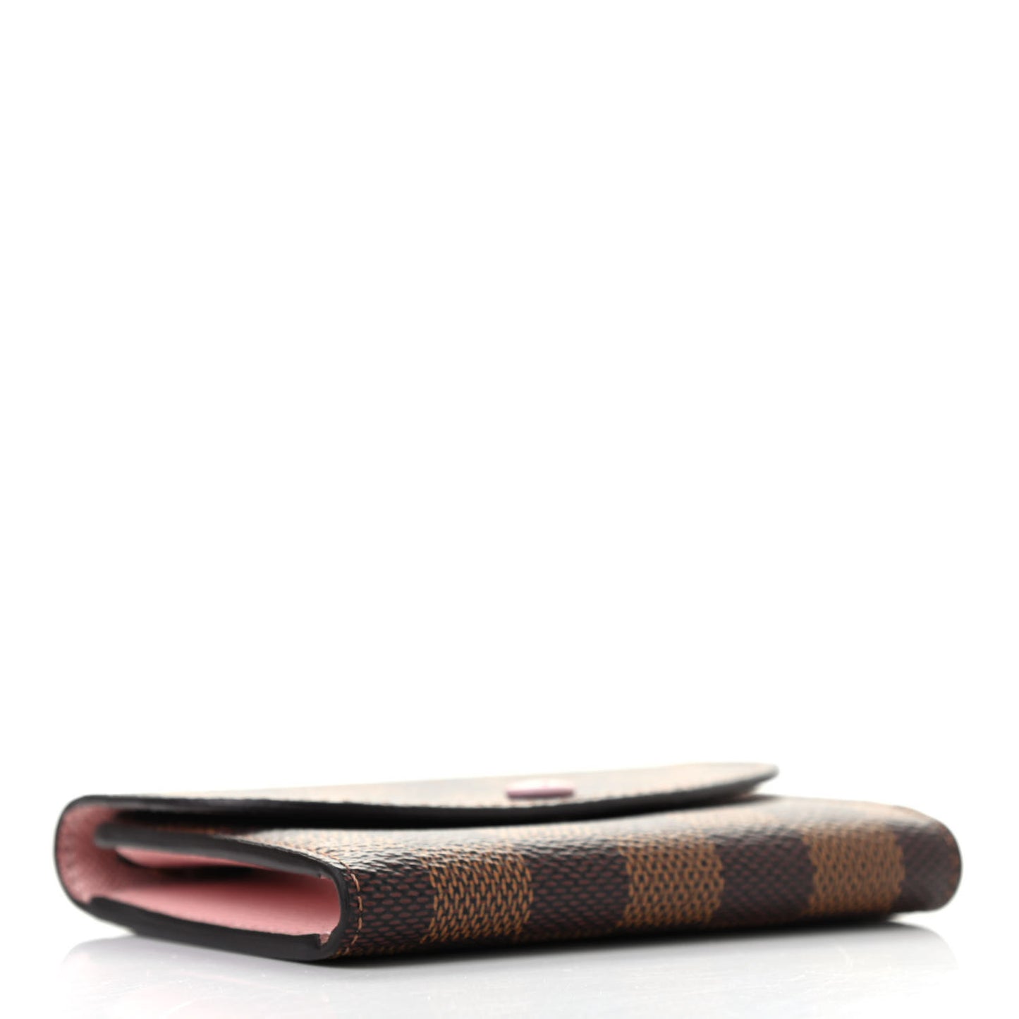 Damier Ebene Rosalie Coin Purse Rose Ballerine