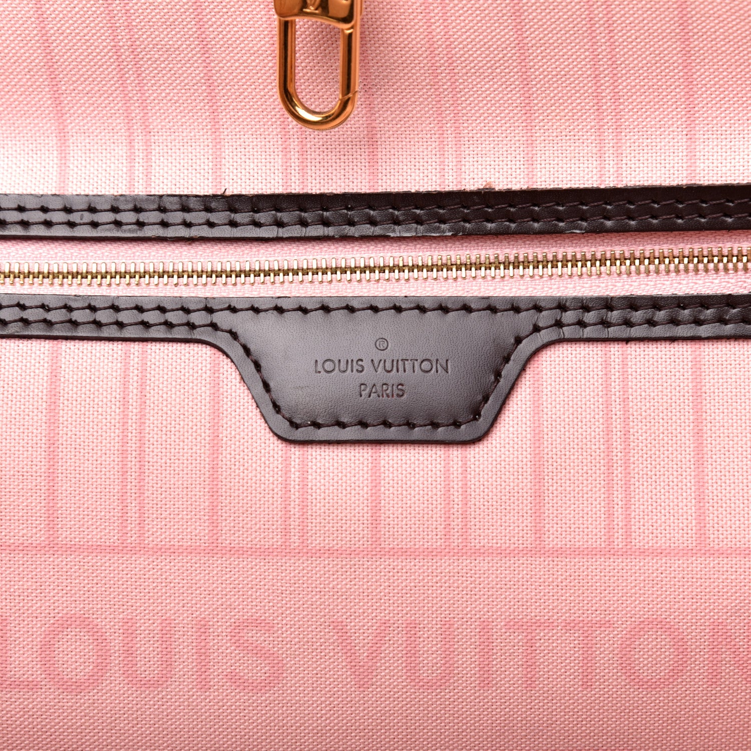 Louis Vuitton Damier Ebene Neo Neverfull MM Rose Ballerine 8 of 12