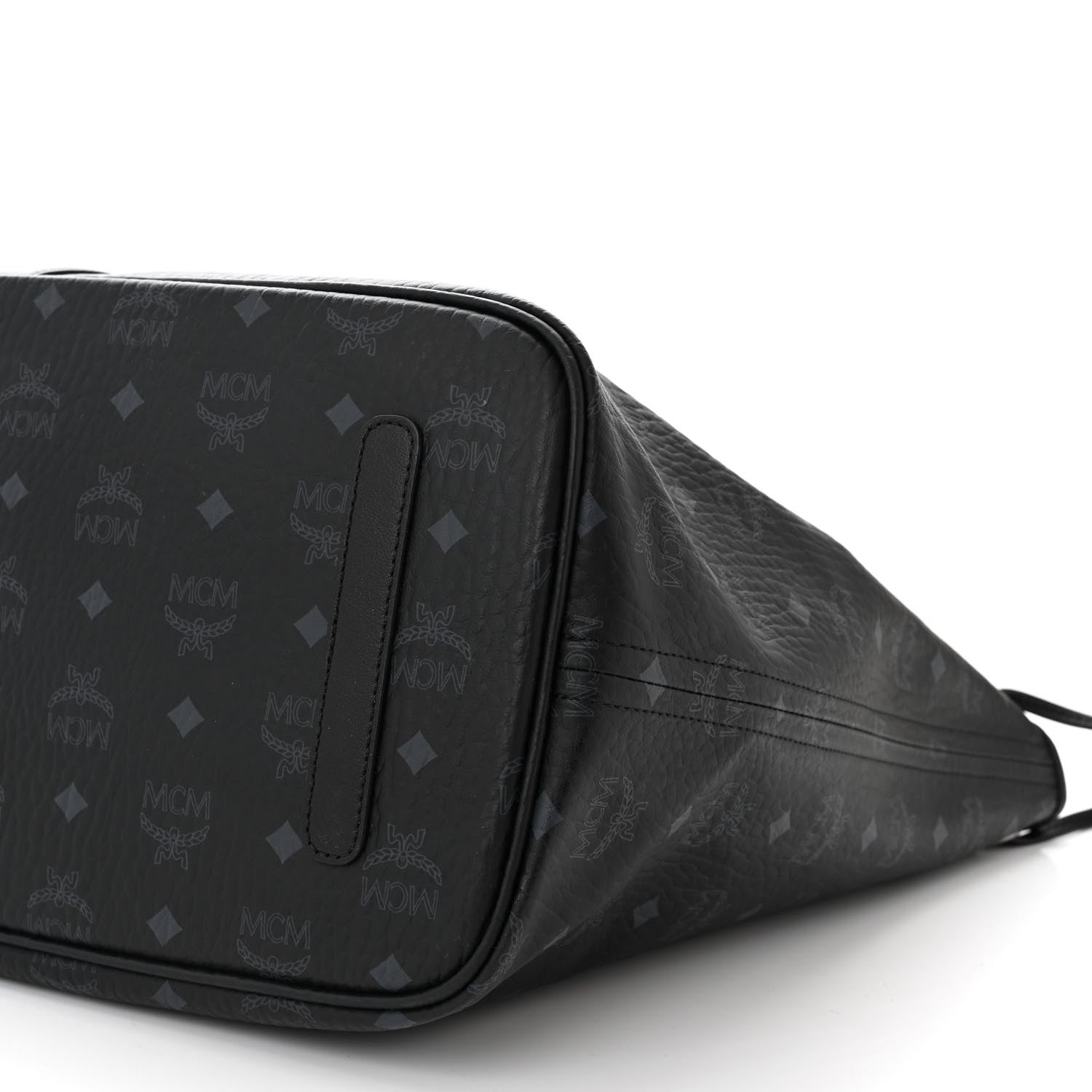 MCM Visetos Large Liz Reversible Shopper Tote Black 15 of 16