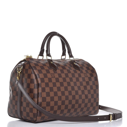 Louis Vuitton Damier Ebene Speedy Bandouliere 30 3 of 8