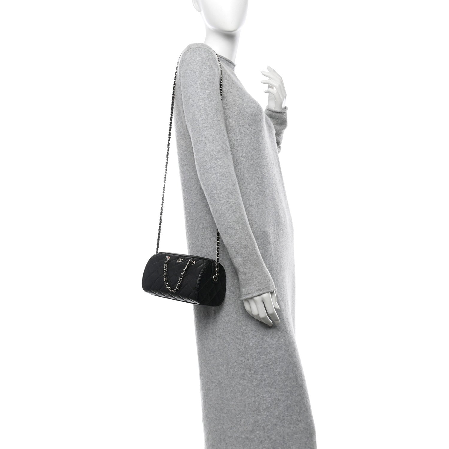 Chanel Caviar Quilted Classic Clutch with Chain Black 2 of 10