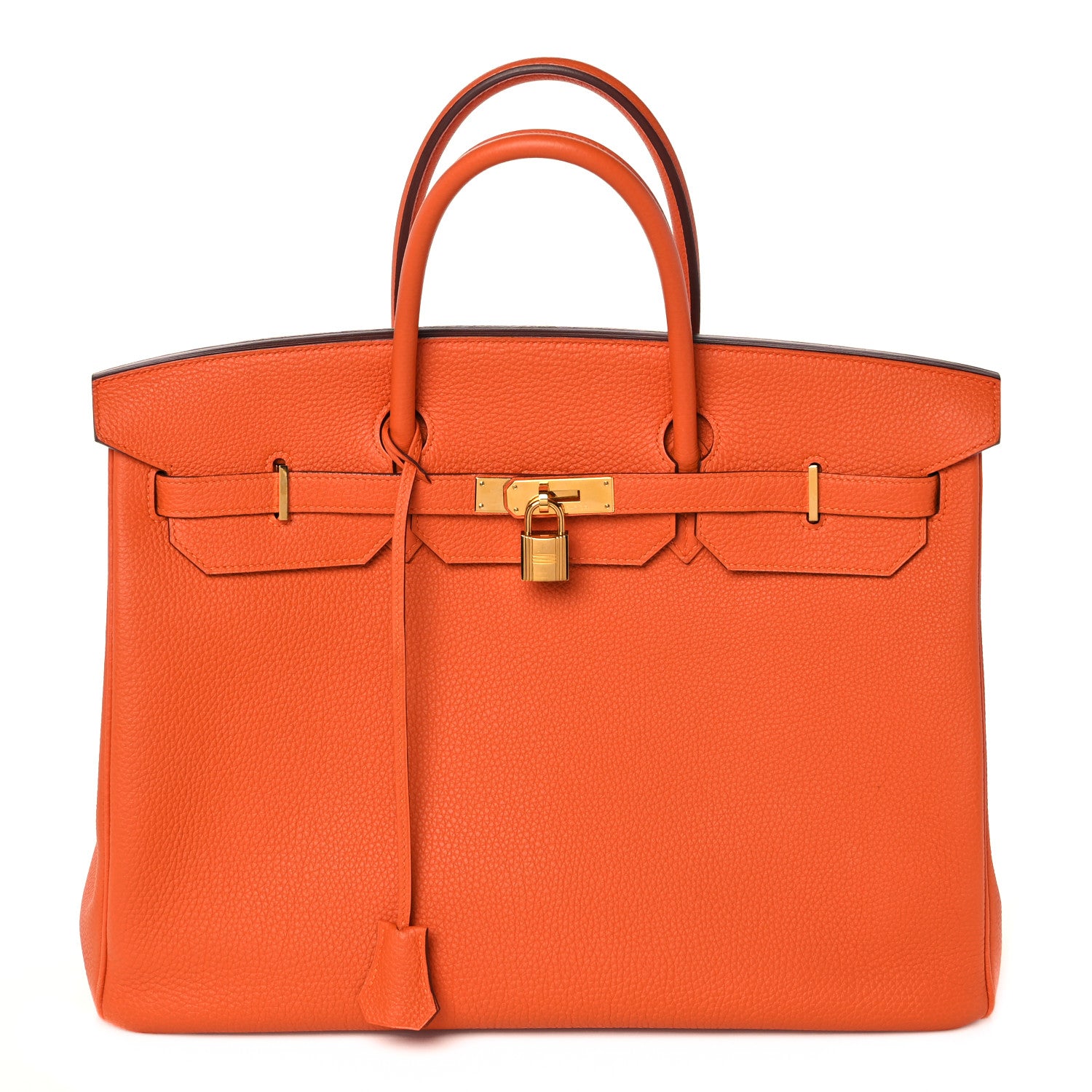 Hermes Togo Birkin 40 Orange 1 of 13